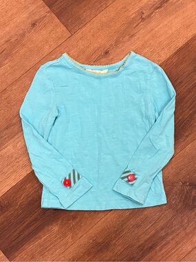 Matilda Jane Sugar Window Tee Once Upon A Time Blue Long Sleeve Shirt Top 2T